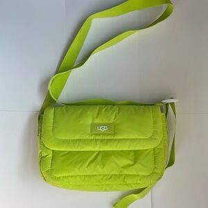UGG Women's Dalton Crossbody Nylon Handbag Purse - Key Lime [USED]